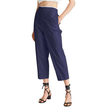 Textiel Dames Broeken / Pantalons Jucca  Blauw