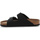 Schoenen Heren Leren slippers Birkenstock Arizona Black 1019115 Zwart