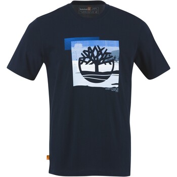 Textiel Heren T-shirts korte mouwen Timberland 213102 Blauw