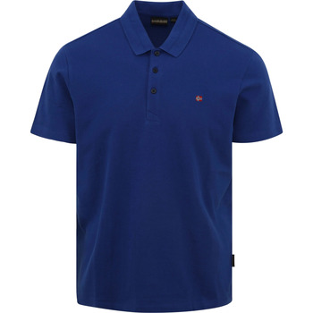 Textiel Heren T-shirts & Polo’s Napapijri Ealis Polo Kobaltblauw Blauw