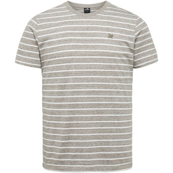 Textiel Heren T-shirts & Polo’s Vanguard T-Shirt Strepen Bruin Bruin