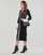 Textiel Dames Lange jurken Karl Lagerfeld LSLV POLO DRESS Zwart / Wit