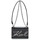 Tassen Dames Handtassen lang hengsel Karl Lagerfeld K/SIGNATURE SM SHOULDERBAG Zwart / Zilver