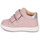 Schoenen Meisjes Lage sneakers Geox B BIGLIA GIRL Roze / Zilver