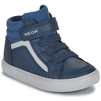 Schoenen Jongens Hoge sneakers Geox B GISLI BOY D Marine