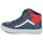 Schoenen Jongens Hoge sneakers Geox J GISLI BOY C Marine / Rood