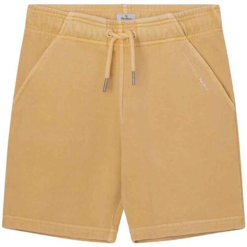 Textiel Jongens Korte broeken / Bermuda's Pepe jeans  Geel