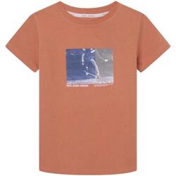 Textiel Jongens T-shirts korte mouwen Pepe jeans  Oranje