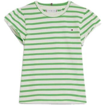 Textiel Meisjes T-shirts korte mouwen Tommy Hilfiger  Groen
