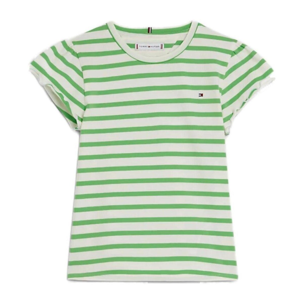 Textiel Meisjes T-shirts korte mouwen Tommy Hilfiger  Groen