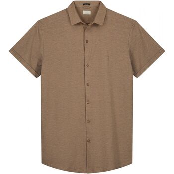 Textiel Heren Overhemden lange mouwen Dstrezzed Short Sleeve Overhemd Bruin Bruin