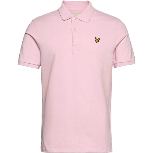 Textiel Heren Polo's korte mouwen Lyle & Scott Plain Polo Shirt Roze