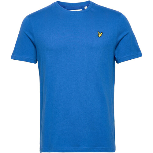 Textiel Heren T-shirts korte mouwen Lyle & Scott Plain T-Shirt Blauw