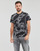 Textiel Heren T-shirts korte mouwen Versace Jeans Couture GAH6S0 Zwart / Wit / Print / Barok