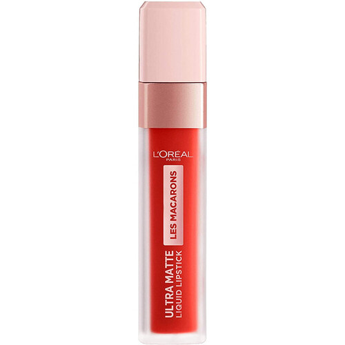 schoonheid Dames Lipgloss L'oréal Onfeilbare Ultra Matte Lippenstift Les Macarons Rood