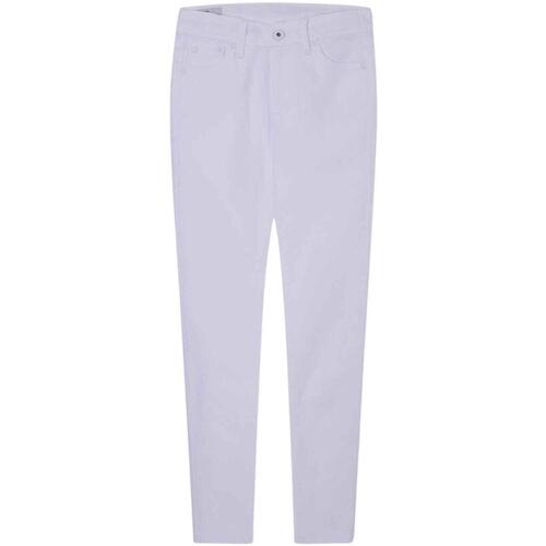 Textiel Meisjes Broeken / Pantalons Pepe jeans  Wit