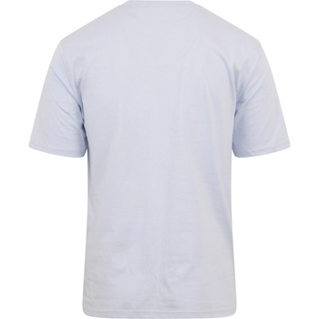 Marc O'Polo T-Shirt Logo Lichtblauw Blauw
