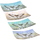 Wonen Schaaltjes en manden Signes Grimalt Vierkante Vlinderplaat 4U Multicolour