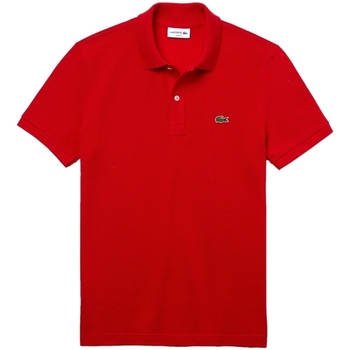 Textiel Heren T-shirts & Polo’s Lacoste Slim Fit Polo - Rouge Rood