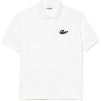 Textiel Heren T-shirts & Polo’s Lacoste Unisex Loose Fit Polo - Blanc Wit