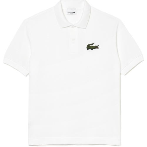Textiel Heren T-shirts & Polo’s Lacoste Unisex Loose Fit Polo - Blanc Wit