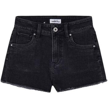 Textiel Meisjes Korte broeken / Bermuda's Pepe jeans  Zwart