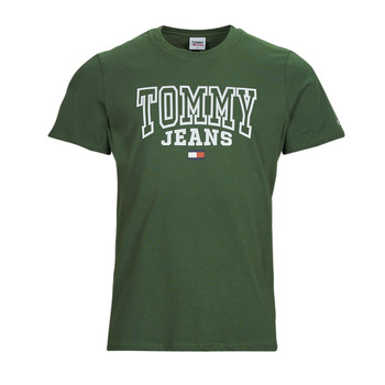 Textiel Heren T-shirts korte mouwen Tommy Jeans TJM RGLR ENTRY GRAPHIC TEE Groen