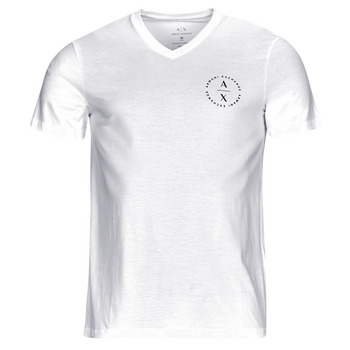 Textiel Heren T-shirts korte mouwen Armani Exchange 6RZTBD Wit