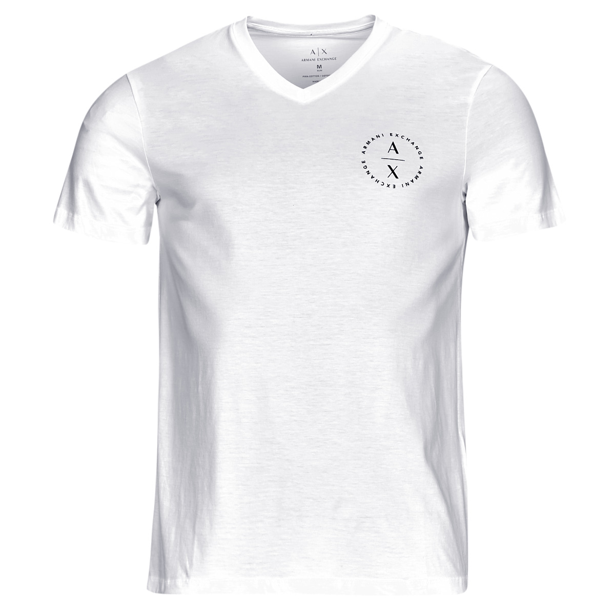 Textiel Heren T-shirts korte mouwen Armani Exchange 6RZTBD Wit