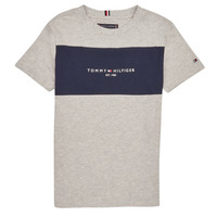 Textiel Jongens T-shirts korte mouwen Tommy Hilfiger ESSENTIAL COLORBLOCK TEE S/S Grijs