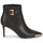 Schoenen Dames Enkellaarzen Versace Jeans Couture 75VA3S57 Zwart / Goud