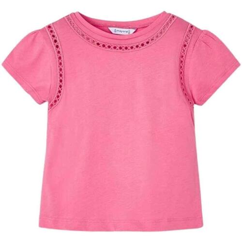 Textiel Meisjes T-shirts & Polo’s Mayoral  Roze