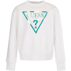 Textiel Meisjes Sweaters / Sweatshirts Guess  Wit