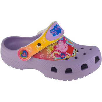 Schoenen Meisjes Sloffen Crocs Classic Fun I am Peppa Pig T Clog Violet