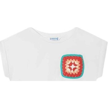 Textiel Meisjes T-shirts & Polo’s Mayoral  Wit
