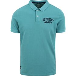 Textiel Heren T-shirts & Polo’s Superdry Classic Pique Polo Superstate Blauw Blauw