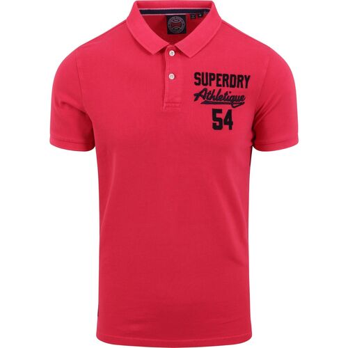 Textiel Heren T-shirts & Polo’s Superdry Classic Pique Polo Superstate Roze Roze
