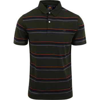 Textiel Heren T-shirts & Polo’s Superdry Polo Jersey Donkergroen Groen