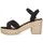 Schoenen Dames Sandalen / Open schoenen Etika 69795 Zwart