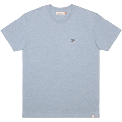 Textiel Heren T-shirts & Polo’s Revolution Regular T-Shirt 1308 RUN - Light Blue Blauw