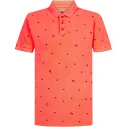 Textiel Heren T-shirts & Polo’s Petrol Industries Polo Palmbomen Oranje Oranje