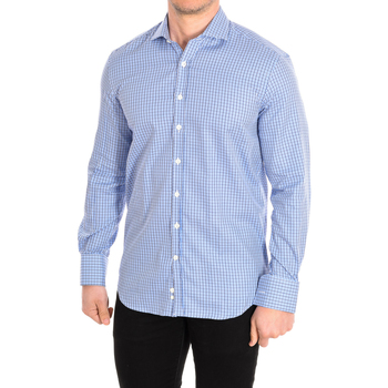 Textiel Heren Overhemden lange mouwen Cafe' Coton NAIRN3-55DC Blauw