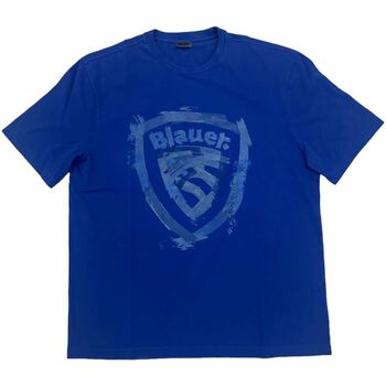 Textiel Heren T-shirts korte mouwen Blauer  Blauw