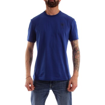 Textiel Heren T-shirts korte mouwen Blauer 23SBLUH02096 Blauw