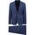 Textiel Heren Kostuums Suitable Strato Toulon Kostuum Wol Mid Blauw Blauw