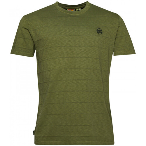 Textiel Heren T-shirts & Polo’s Superdry Vintage texture Groen