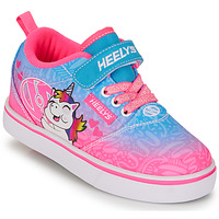 Schoenen Meisjes Schoenen met wieltjes Heelys PRO 20 X2 Roze / Blauw / Wit