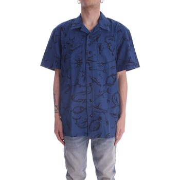 Textiel Heren Overhemden korte mouwen Filson FMCAM0002 W0160 Blauw