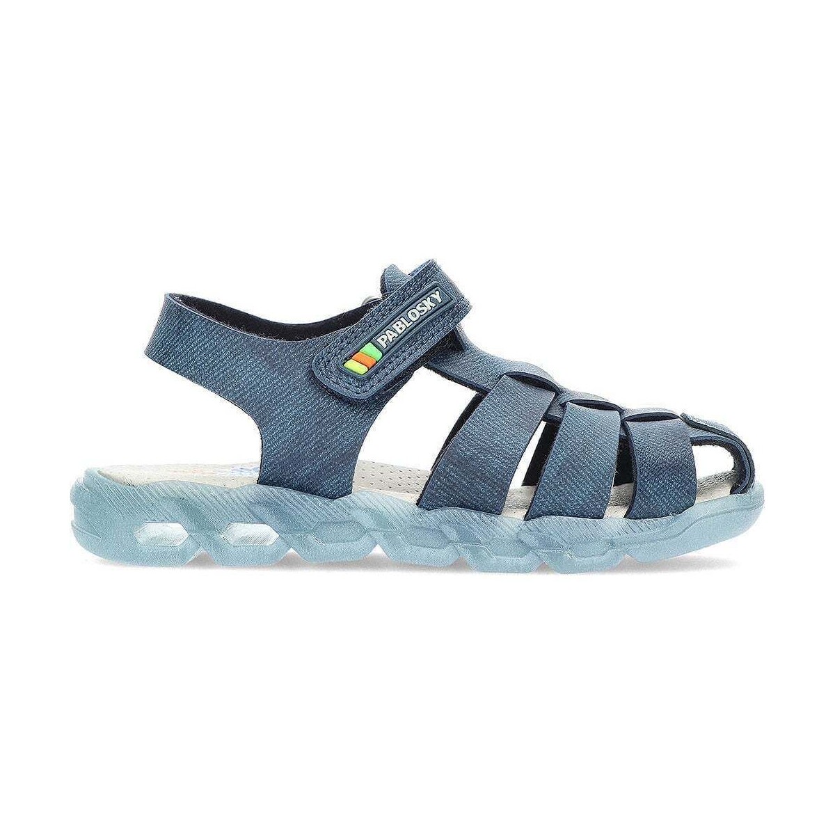 Schoenen Jongens Sandalen / Open schoenen Pablosky SANDALEN 510020 Blauw