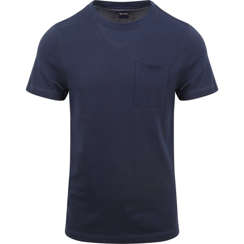 Textiel Heren T-shirts & Polo’s Suitable Cooper T-shirt Donkerblauw Blauw